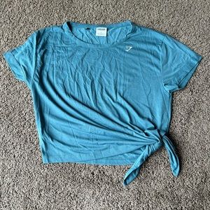 Gymshark tie crop top